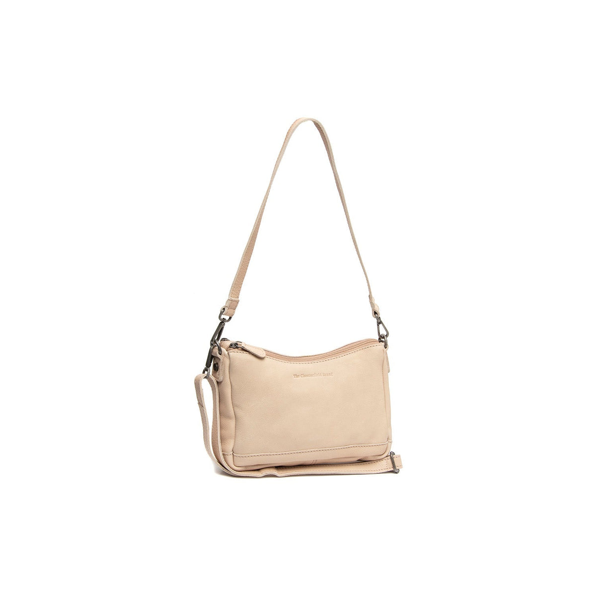 
Irving Bolso de hombro de cuero flor en clásico 100% cuero flor integral - Full Exterior Vista frontal y silueta entallada | Comprar online