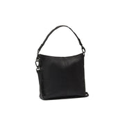 
Jen Bolso de hombro de cuero flor en clásico 100% cuero flor integral - Full Exterior Vista frontal y silueta entallada | Comprar online
