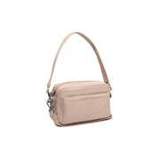 Liora Full-Grain Leather Shoulder Bag para Mujer in Classic 100% Full-Grain Leather - Full Exterior Front Profile View | Comprar online
