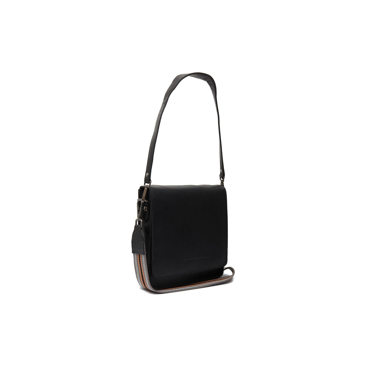 Osuna Full-Grain Leather Shoulder Bag in Classic 100% Full-Grain Leather - Full Exterior Front Profile View | Comprar online