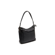 
Tivra Bolso de hombro de cuero flor en clásico 100% cuero flor integral - Full Exterior Vista frontal y silueta entallada | Comprar online