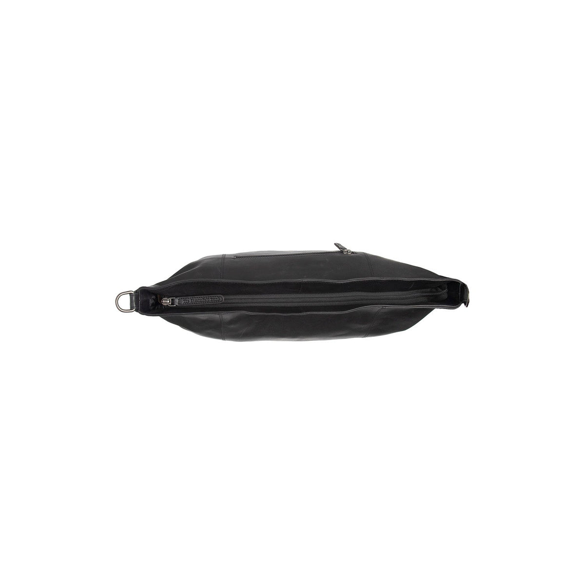 
Solid Antique Brass Hardware & Heavy-Duty Dual Zipper Detail on Zira Bolso de hombro de cuero flor
