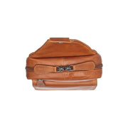 Cognac Leather Sling Bag Turelle para Mujer, detail view 3