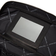 Vista interior Showing Quilted Viscose Lining &amp; Dos bolsillos interiores