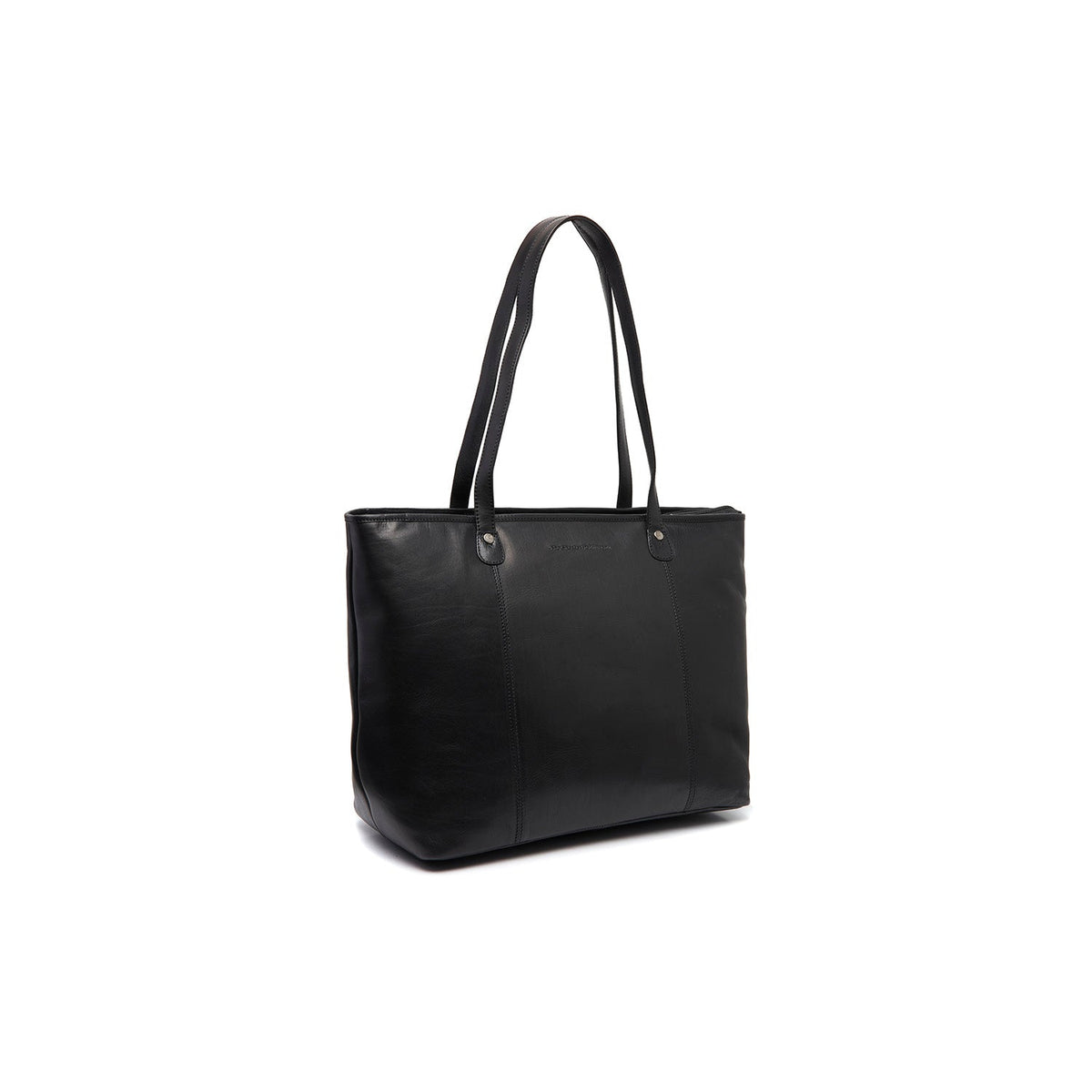 Ferrera Full-Grain Leather Tote Bag para Mujer in Classic 100% Full-Grain Leather - Full Exterior Front Profile View | Comprar online