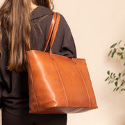 Ferrera Full-Grain Leather Tote Bag para Mujer – Vista alternativa del producto 2