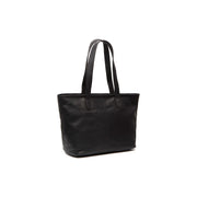 Monza Full-Grain Leather Tote Bag para Mujer in Classic 100% Full-Grain Leather - Full Exterior Front Profile View | Comprar online