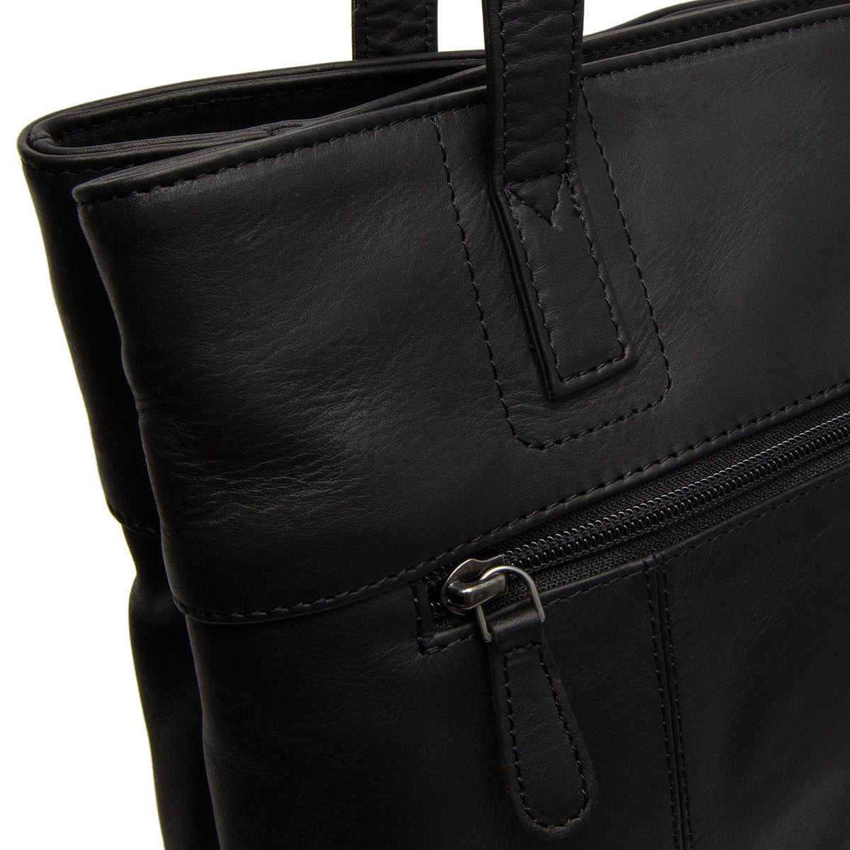Vista interior Showing Dedicated Padded Laptop Sleeve &amp; Multi-Compartment Organization