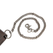 Bora Full-Grain Leather Waiter Wallet para Mujer - Structured Side Profile Showing Gusset Depth &amp; Expansion Capacity