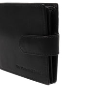 Curtis Full-Grain Cartera de Cuero para Hombre - Structured Side Profile Showing Gusset Depth &amp; Expansion Capacity