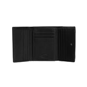 
Classic 100% Full-Grain leather Wallet - Perspectiva trasera con correas de cuero reforzadas