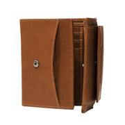100% Full-Grain Wax Pull-Up 100% Full-Grain Leather Grain Texture &amp; Handcrafted Patina Detail
