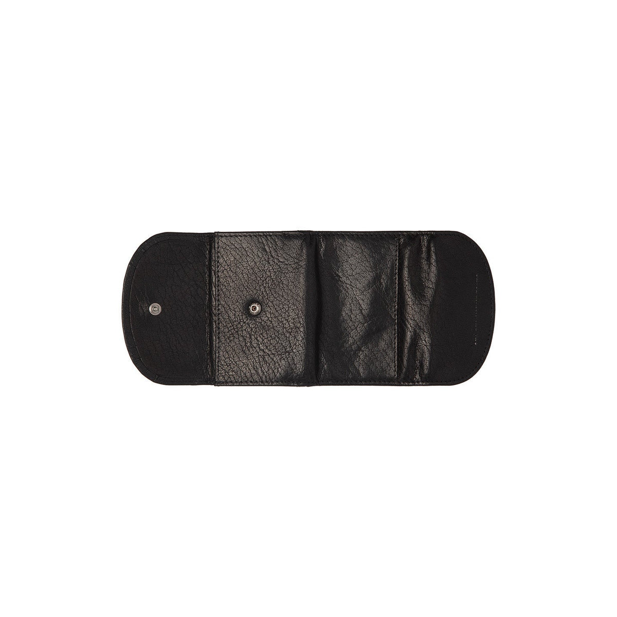 Solid Antique Brass Hardware &amp; Heavy-Duty Dual Zipper Detail on Newton Full-Grain Cartera de Cuero para Mujer