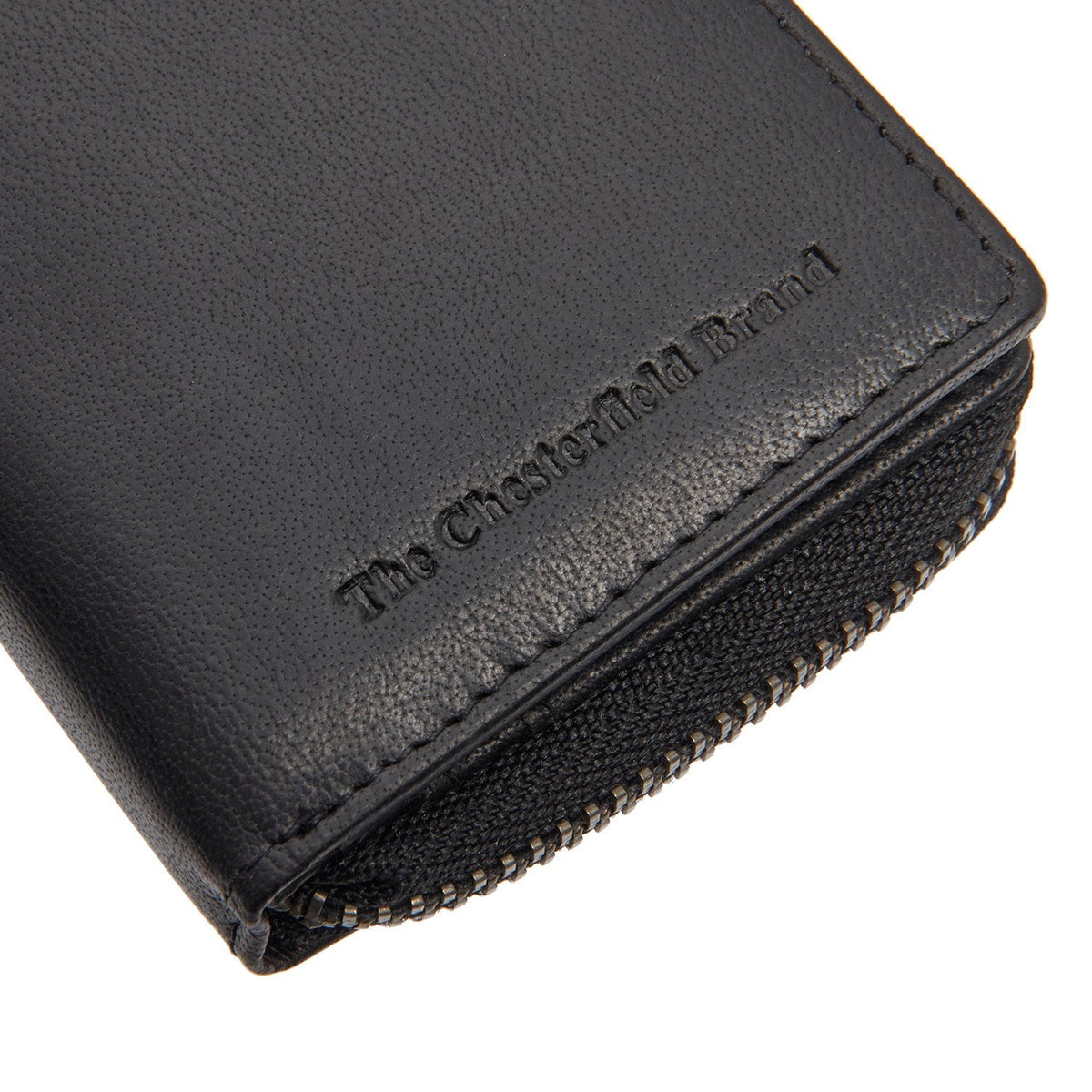 Sionel Full-Grain Cartera de Cuero para Mujer - Structured Side Profile Showing Gusset Depth &amp; Expansion Capacity