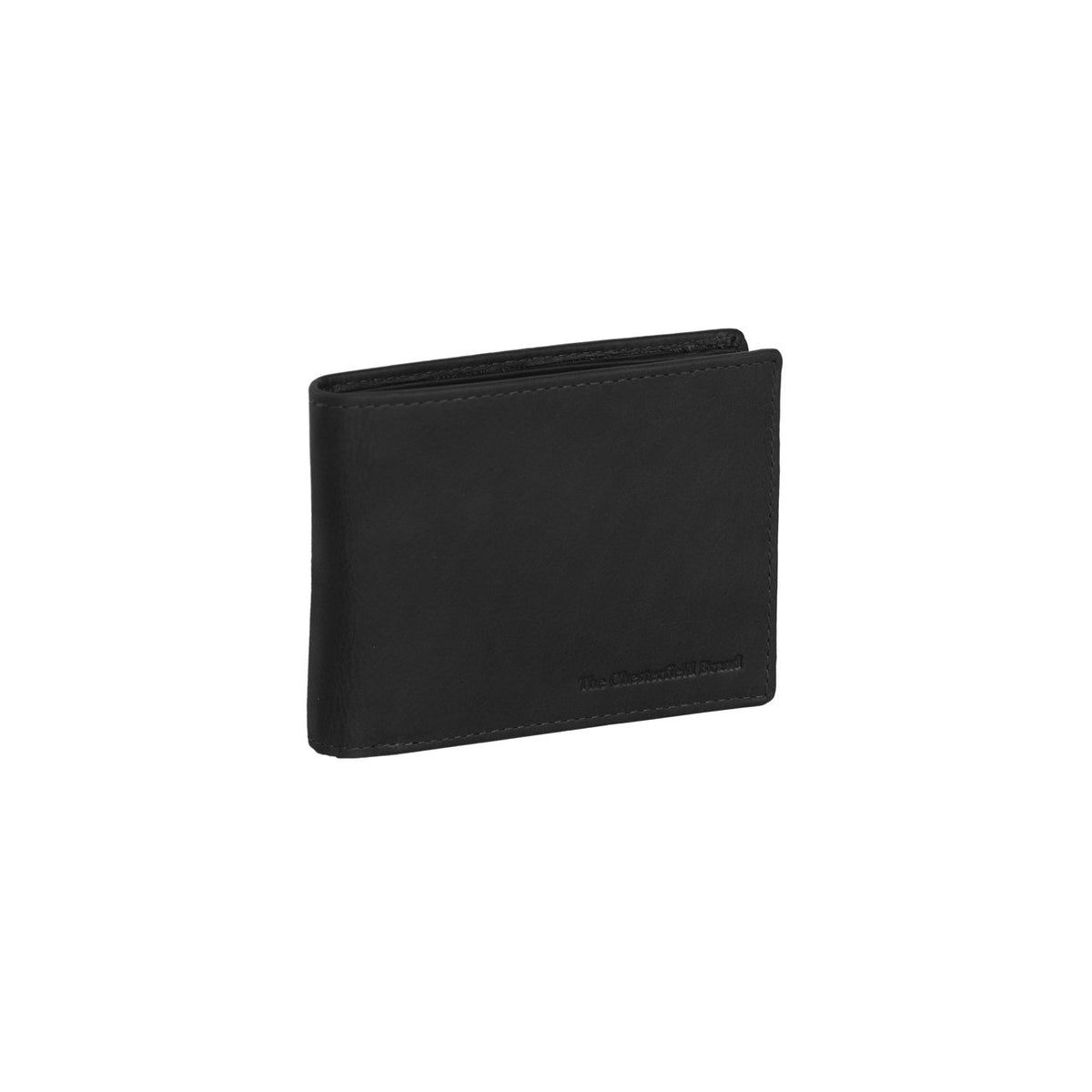 Walid Full-Grain Cartera de Cuero para Hombre in Classic 100% Full-Grain Leather - Full Exterior Front Profile View | Comprar online