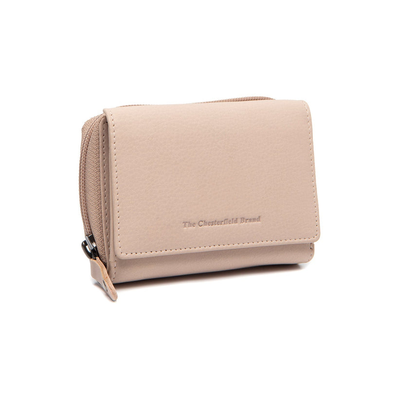 Zelan Full-Grain Cartera de Cuero para Mujer