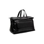 
Lazio Bolsa de viaje weekender de cuero flor en clásico 100% cuero flor integral - Full Exterior Vista frontal y silueta entallada | Comprar online