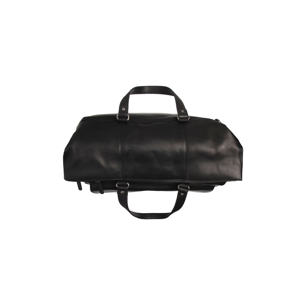 
Lazio Bolsa de viaje weekender de cuero flor - Perfil lateral estructurado con profundidad de fuelle