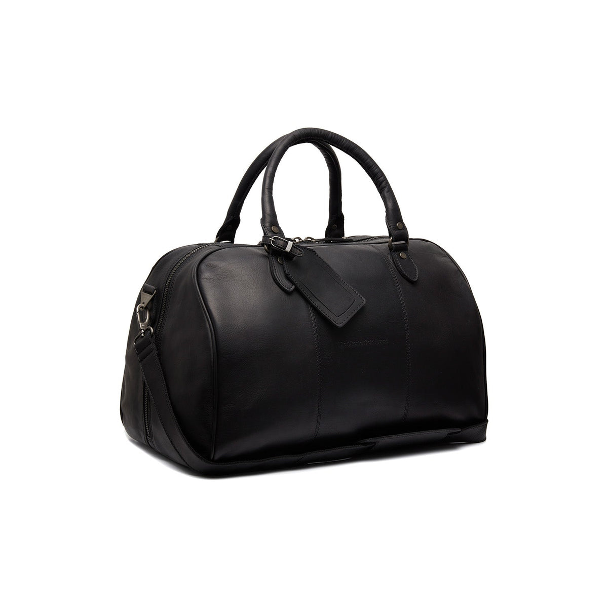 Liam Full-Grain Leather Weekender Bag para Mujer in Classic 100% Full-Grain Leather - Full Exterior Front Profile View | Comprar online