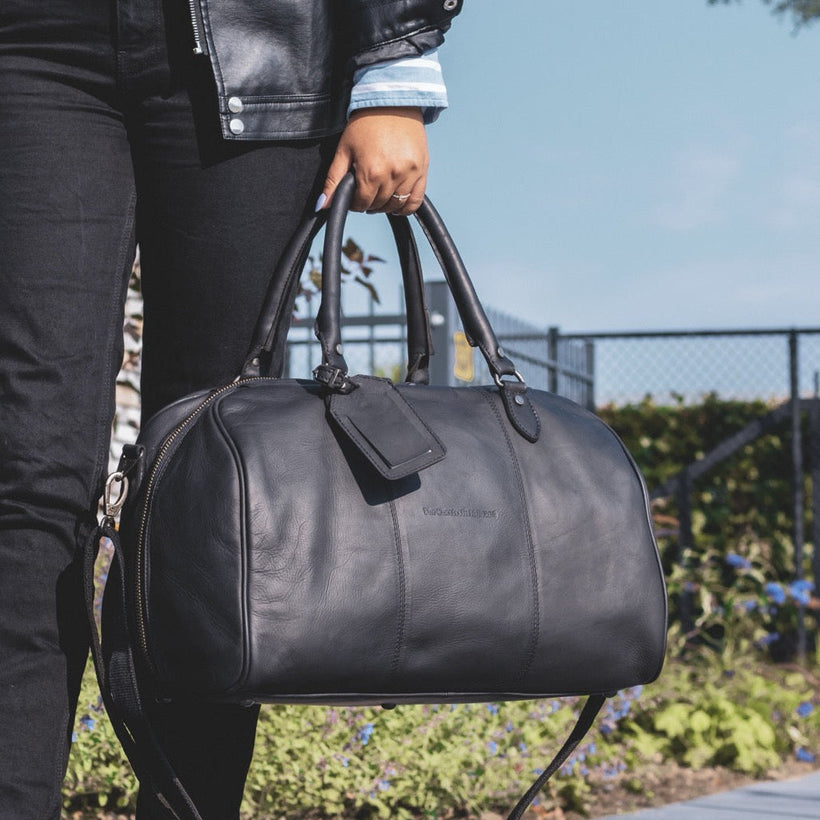 Liam Full-Grain Leather Weekender Bag para Mujer