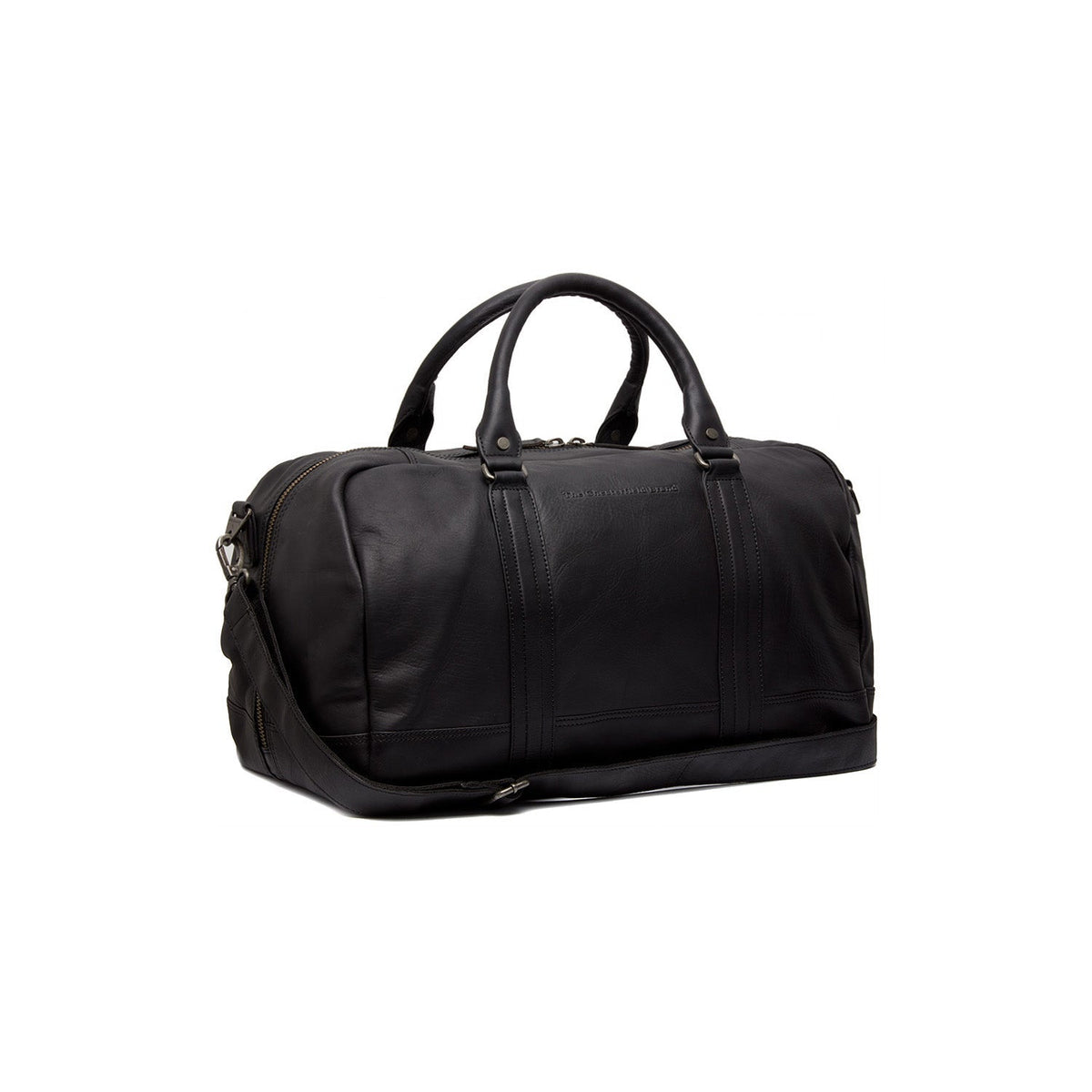Perth Full-Grain Leather Weekender Bag para Mujer in Classic 100% Full-Grain Leather - Full Exterior Front Profile View | Comprar online