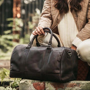 Perth Full-Grain Leather Weekender Bag para Mujer – Vista alternativa del producto 2