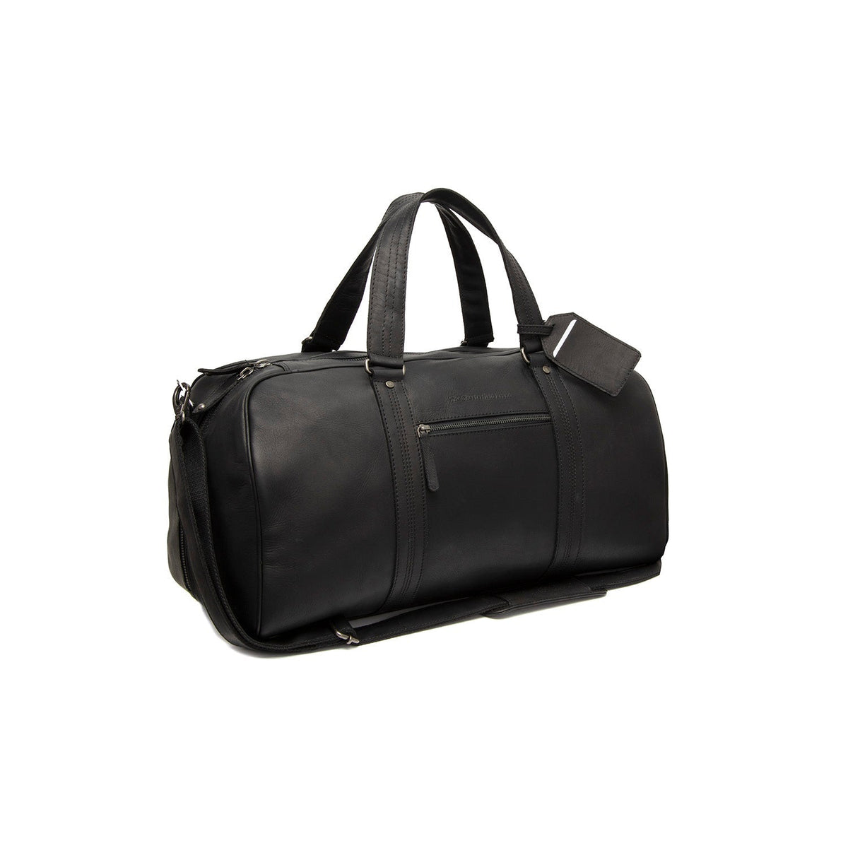 Rivaro Full-Grain Leather Weekender Bag para Mujer in Classic 100% Full-Grain Leather - Full Exterior Front Profile View | Comprar online