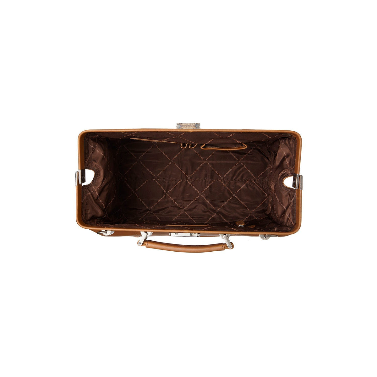 Solid Antique Brass Hardware &amp; Heavy-Duty Dual Zipper Detail on Texel Full-Grain Leather Weekender Bag para Mujer
