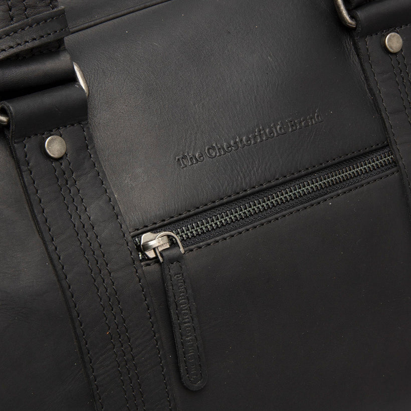 Volenza Full-Grain Leather Weekender Bag para Mujer