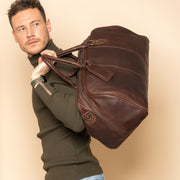 William Full-Grain Leather Weekender Bag para Mujer – Vista alternativa del producto 3