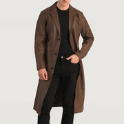 Mateo Abrigo de Cuero para Hombre – Vista alternativa del producto 4