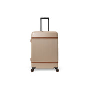 Styled Fit Perspective of Medium Suitcase Zuna para Mujer on Model - Natural Daylight Drape