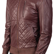Moda Cazadora Bomber de Cuero para Hombre – Vista alternativa del producto 5