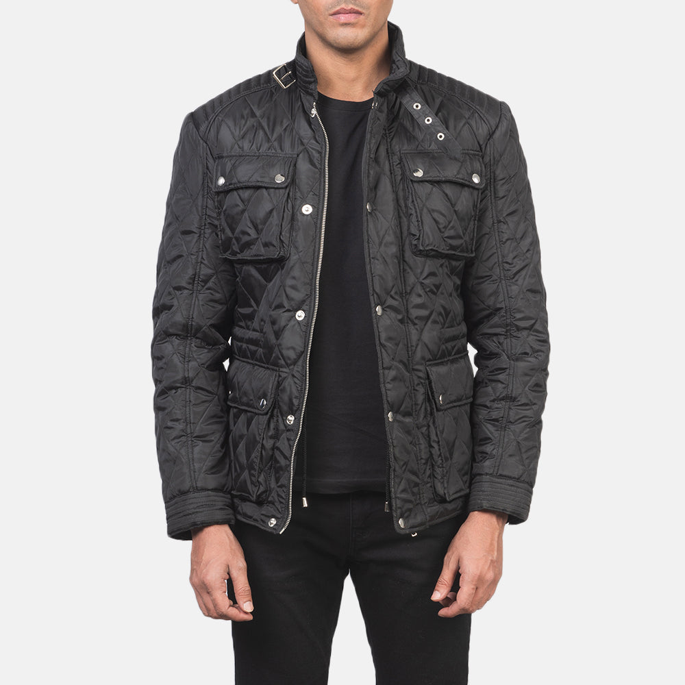 Nexi Acolchado Chaqueta de Cuero para Mujer - Vista frontal y silueta entallada | Comprar online