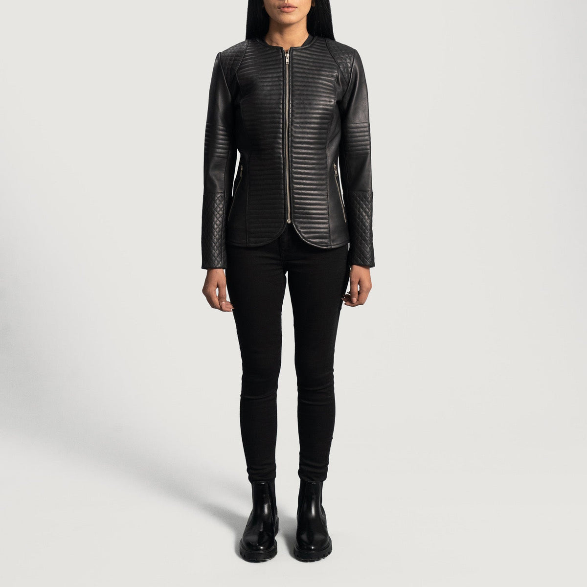 
Nexi Acolchado Chaqueta de Cuero para Mujer – alternate product view 3