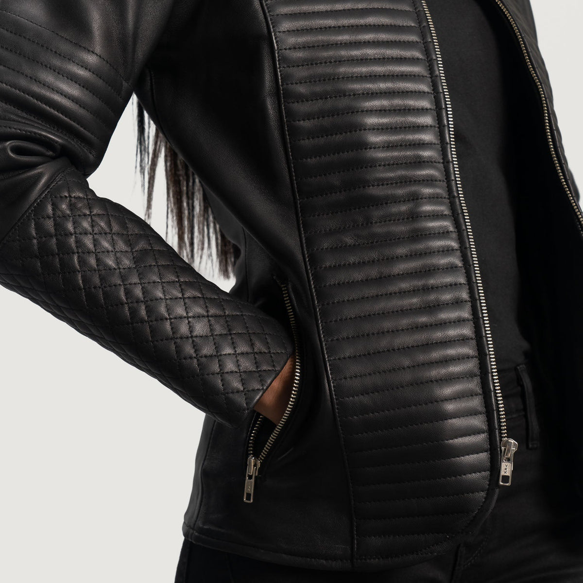 
Nexi Acolchado Chaqueta de Cuero para Mujer – alternate product view 6