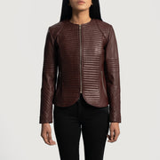 
Nexi Acolchado Chaqueta de Cuero para Mujer - Vista frontal y silueta entallada | Comprar online