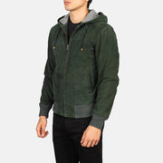 
Nintenzo Chaqueta Bomber de Cuero para Hombre – alternate product view 2