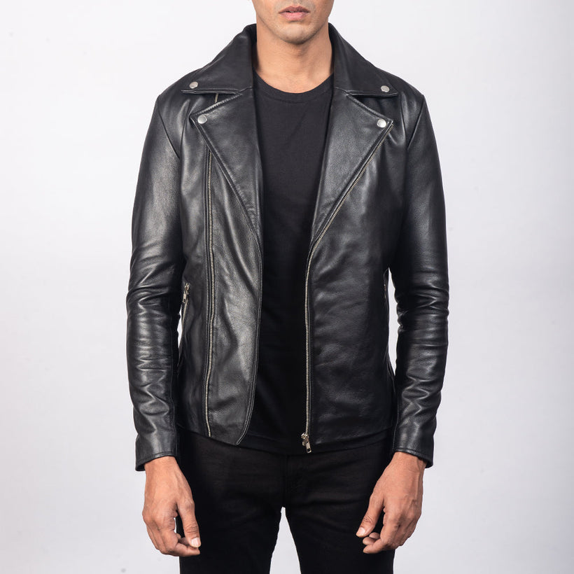 Noah Chaqueta Biker de Cuero para Hombre