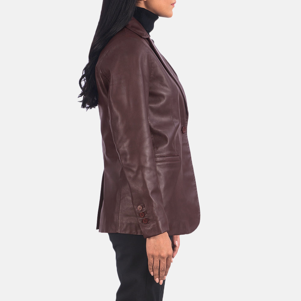 Norma Blazer de Cuero para Mujer – Vista alternativa del producto 5