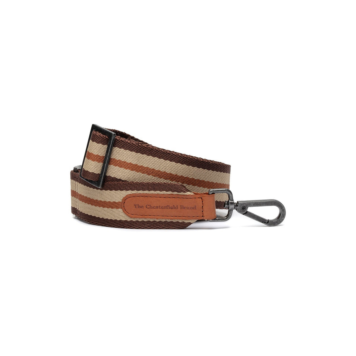 Beige Shoulder Strap para Mujer in Classic 100% Full-Grain Leather - Vista frontal y silueta a medida | Comprar online