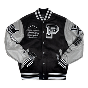 
World Famous Varsity Chaqueta de Cuero para Mujer