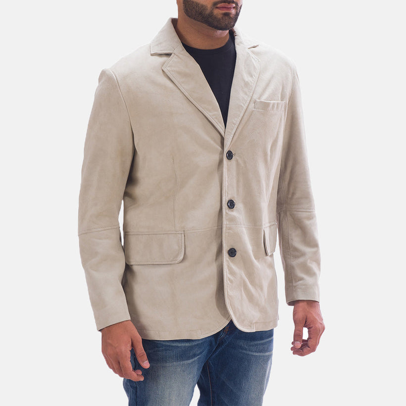 Professor By Day Suede Blazer de Cuero para Hombre