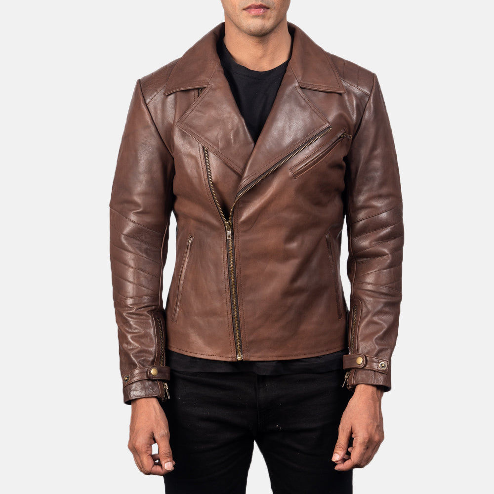 Raiden Leather Biker Jacket – Vista alternativa del producto 3