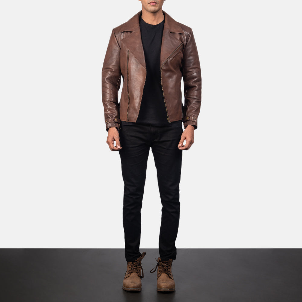 Raiden Leather Biker Jacket – Vista alternativa del producto 4