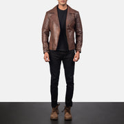 Raiden Leather Biker Jacket – Vista alternativa del producto 4