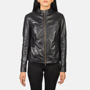 Rumella Chaqueta Biker de Cuero para Mujer – Vista alternativa del producto 4