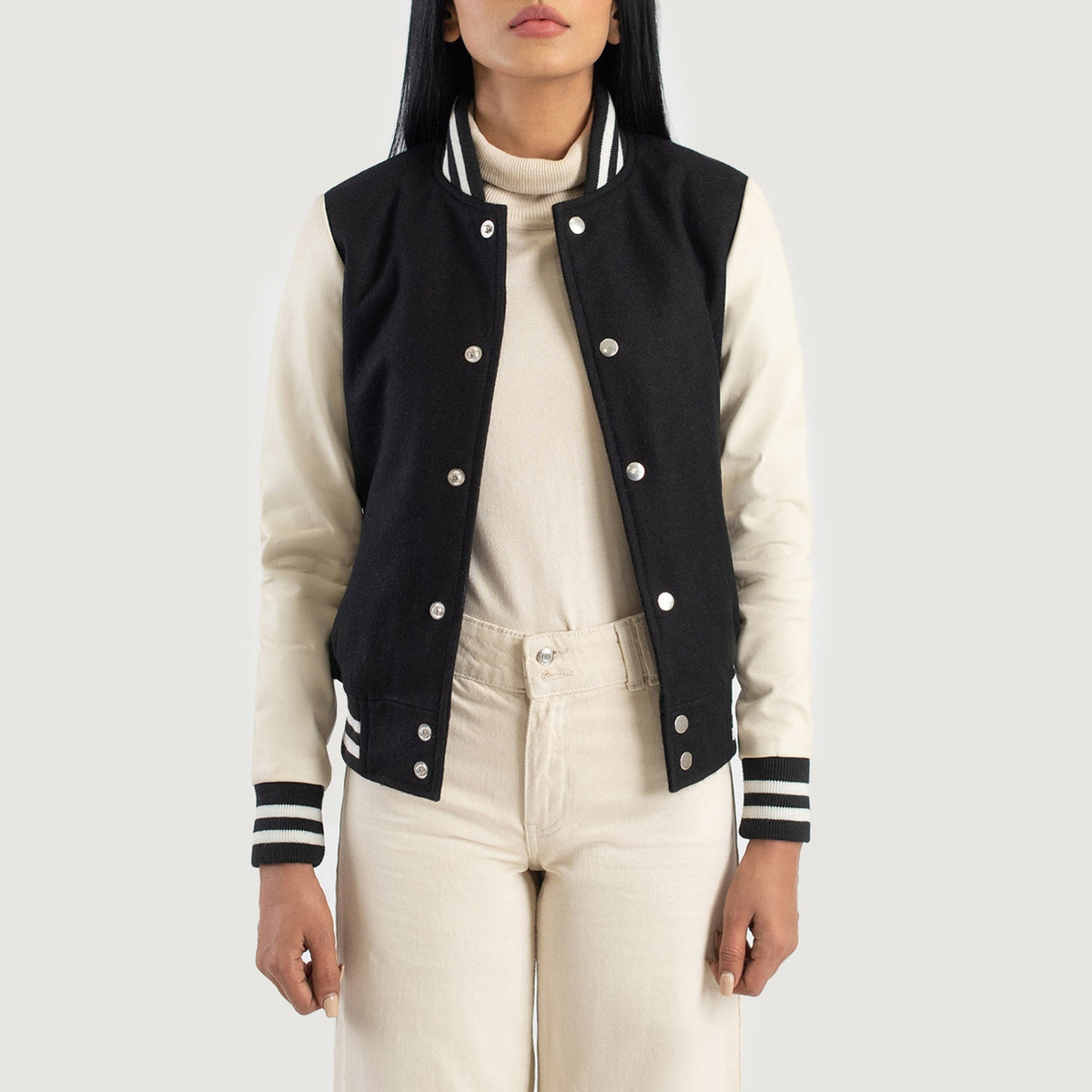 
Savant Varsity Chaqueta de Cuero para Mujer – alternate product view 1
