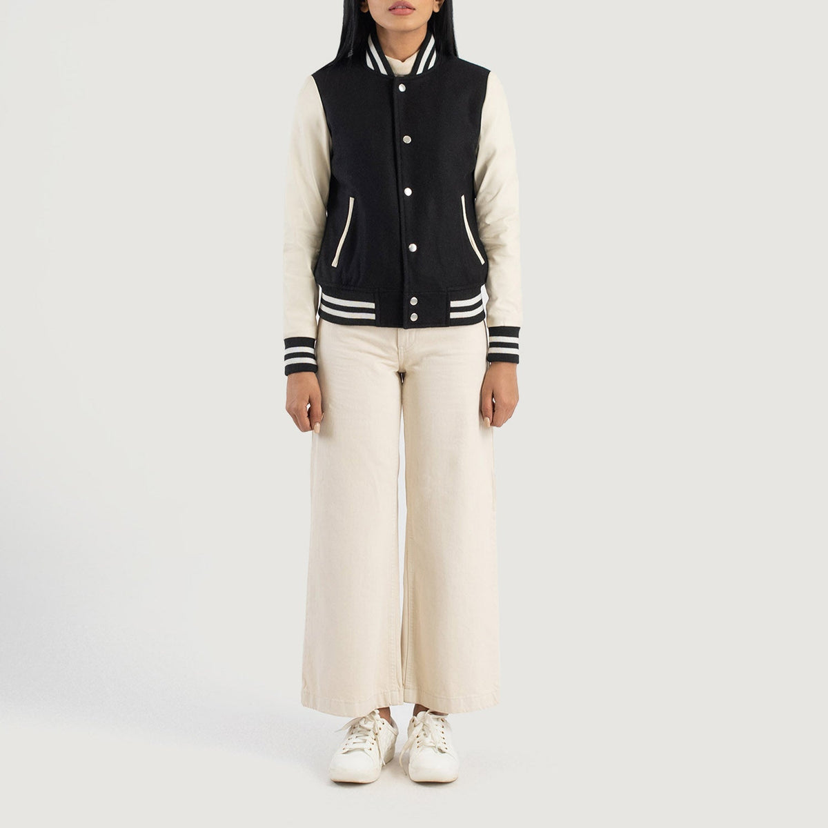 
Savant Varsity Chaqueta de Cuero para Mujer – alternate product view 3