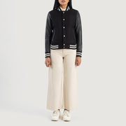 
Savant Varsity Chaqueta de Cuero para Mujer – alternate product view 3